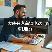 大庆开汽车锁电话（配车钥匙）