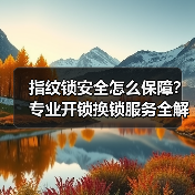 指纹锁安全怎么保障?专业开锁换锁服务全解析(图3) 指纹锁安全怎么保障?专业开锁换锁服务全解析(图3)