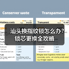 汕头换指纹锁怎么办？锁芯更换全攻略（图2）