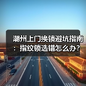 潮州上门换锁避坑指南：指纹锁选错怎么办？锁芯保养关键点解析