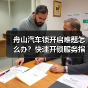 舟山汽车锁开启难题怎么办？快速开锁服务指南