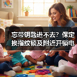 忘带钥匙进不去？保定换指纹锁及附近开锁电话推荐