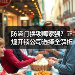 防盗门换锁哪家强?正规开锁公司选择全解析(图4) 防盗门换锁哪家强?正规开锁公司选择全解析(图4)