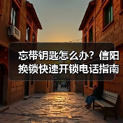 忘带钥匙怎么办?信阳换锁快速开锁电话指南(图1) 忘带钥匙怎么办?信阳换锁快速开锁电话指南(图1)