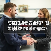 防盗门换锁安全吗？智能锁比机械锁更靠谱？（图3）