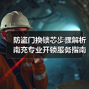 防盗门换锁芯步骤解析 南充专业开锁服务指南（图3）
