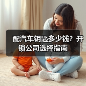 配汽车钥匙多少钱?开锁公司选择指南(图1) 配汽车钥匙多少钱?开锁公司选择指南(图1)