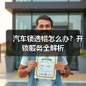 汽车锁选错怎么办?开锁服务全解析(图2) 汽车锁选错怎么办?开锁服务全解析(图2)
