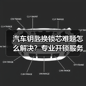 汽车钥匙换锁芯难题怎么解决？专业开锁服务推荐（图2）