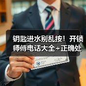 钥匙进水别乱按！开锁师傅电话大全+正确处理方法（图3）