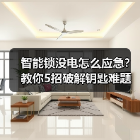 智能锁没电怎么应急？教你5招破解钥匙难题（图3）