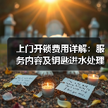 上门开锁费用详解：服务内容及钥匙进水处理技巧（图3）
