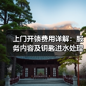 上门开锁费用详解：服务内容及钥匙进水处理技巧（图4）