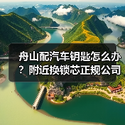舟山配汽车钥匙怎么办？附近换锁芯正规公司推荐（图2）