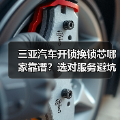 三亚汽车开锁换锁芯哪家靠谱？选对服务避坑指南（图1）