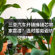 三亚汽车开锁换锁芯哪家靠谱？选对服务避坑指南（图2）