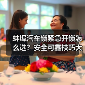 蚌埠汽车锁紧急开锁怎么选？安全可靠技巧大公开！（图1）