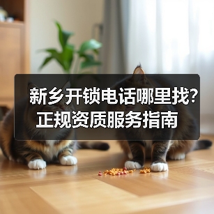 新乡开锁电话哪里找？正规资质服务指南（图1）