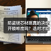 防盗锁芯材质真的决定开锁难度吗？选对才能守护家居安全（图3）