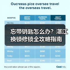 忘带钥匙怎么办?湛江换锁修锁全攻略指南(图3) 忘带钥匙怎么办?湛江换锁修锁全攻略指南(图3)