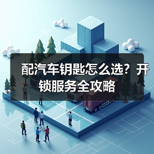 配汽车钥匙怎么选？开锁服务全攻略