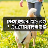 防盗门忘带钥匙怎么办?舟山开锁师傅电话指南(图3) 防盗门忘带钥匙怎么办?舟山开锁师傅电话指南(图3)