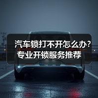 汽车锁打不开怎么办?专业开锁服务推荐(图4) 汽车锁打不开怎么办?专业开锁服务推荐(图4)