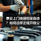 泰安上门换锁哪家靠谱？如何选择正规开锁公司避免价格陷阱（图4）