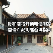 呼和浩特开锁电话哪家靠谱？配钥匙避坑指南