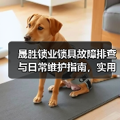 晟胜锁业锁具故障排查与日常维护指南,实用经验分享(图1) 晟胜锁业锁具故障排查与日常维护指南,实用经验分享(图1)