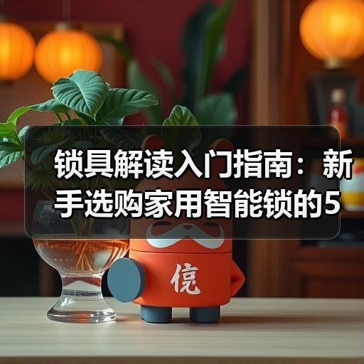 锁具解读入门指南：新手选购家用智能锁的5个核心参数