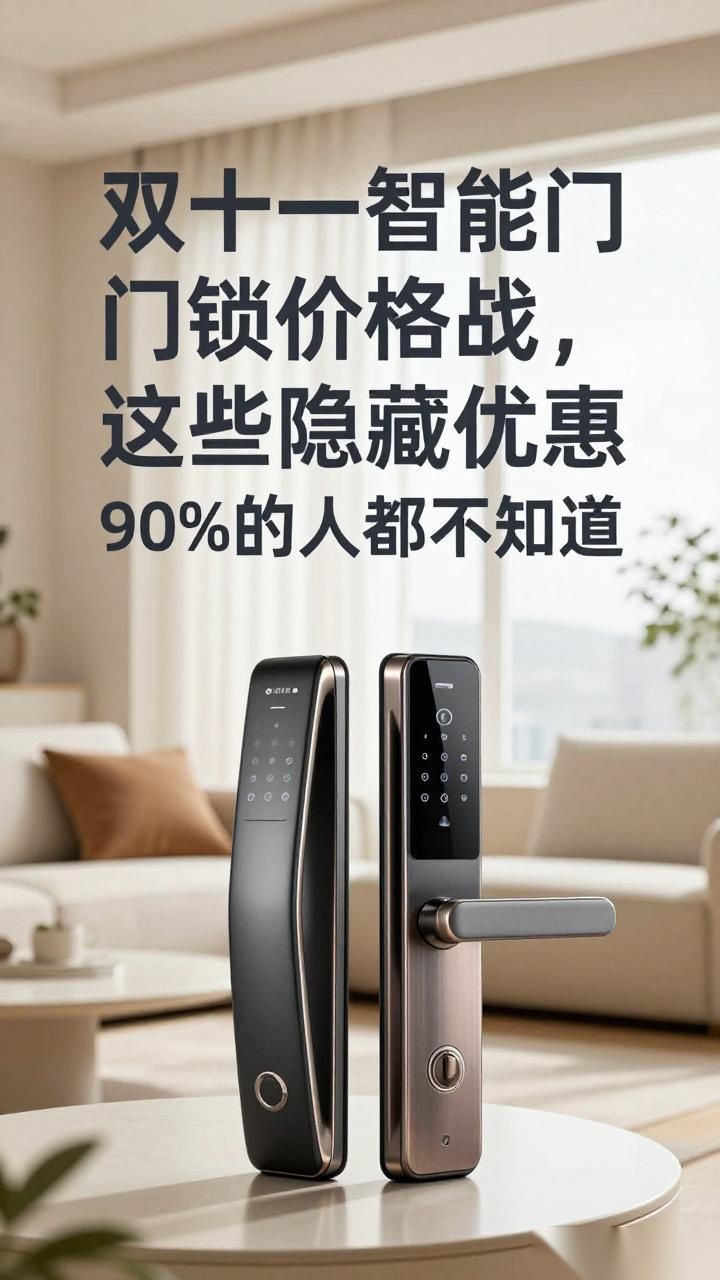 双十一智能门锁价格战，这些隐藏优惠90%的人都不知道